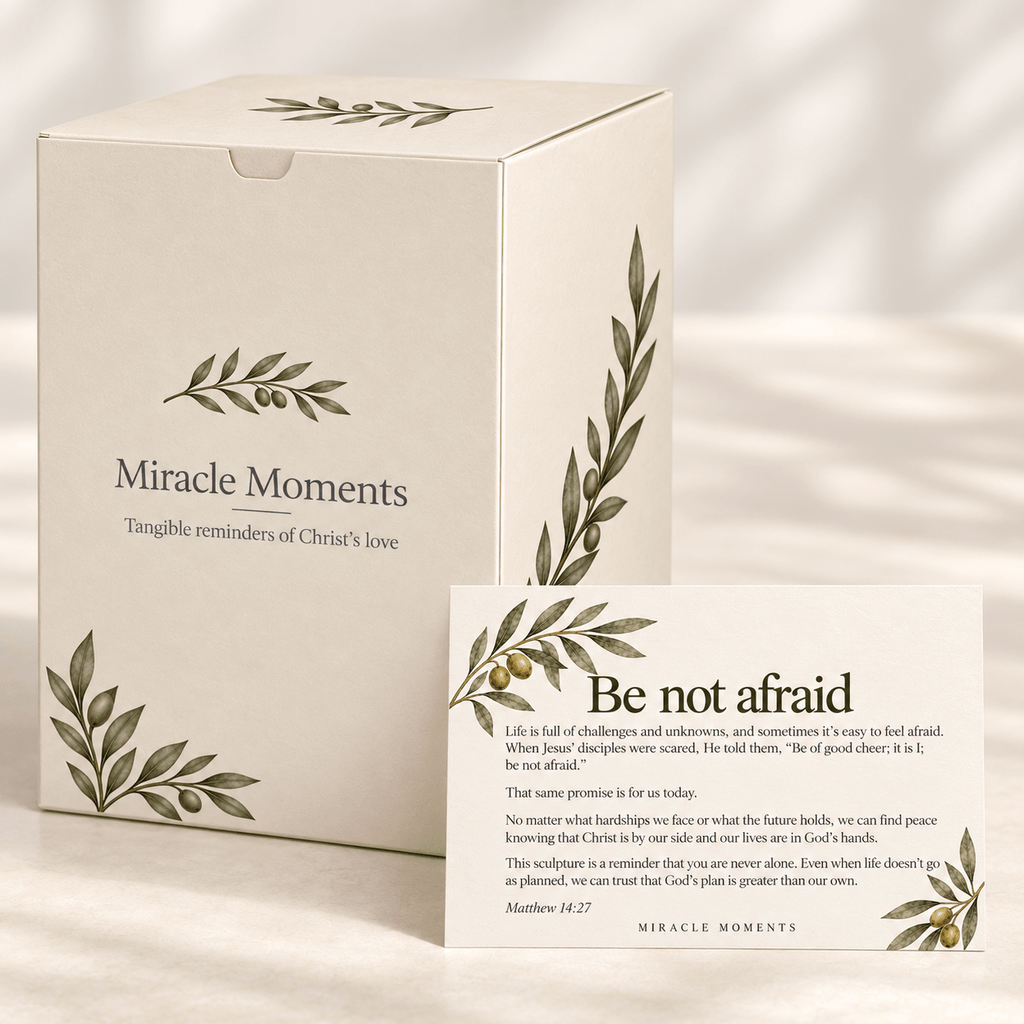 Jesus Walking on Water Sculpture – Be Not Afraid – PRE-ORDER - Miracle Moments