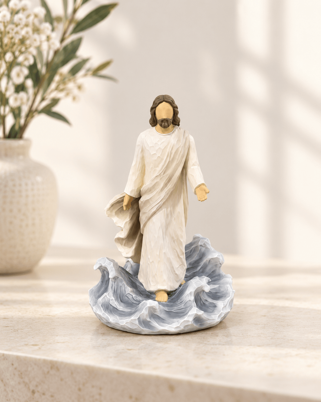 Be Not Afraid — Hand-Painted Resin Sculpture (PREORDER) - Miracle Moments