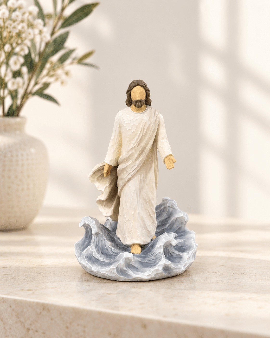 Be Not Afraid — Hand-Painted Resin Sculpture (PREORDER) - Miracle Moments